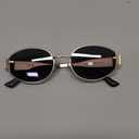 livho 2025 Trendy Oval Sunglasses - Stylish Polarized Shades for Everyday - Retro Metal Frames