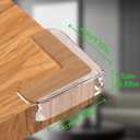 2 x Baby Corner Protector Corner Protector Baby Furniture Corner Protection Transparent Cover Sharp Furniture and Table Top Edges with Adhesive 16 Pack(L-Shaped)