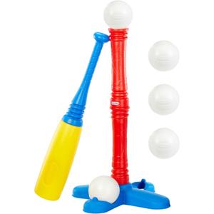 Little Tikes T-Ball Set, Red, 5 Balls, for Toddlers Ages 18+ Months 