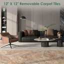 30-Pack Peel and Stick Vinyl Floor Tiles, 12"x12" Self-Adhesive Waterproof Peel and Stick Flooring Planks DIY for Bathroom, Kitchen, Living Room, Cover 30 Sq. Ft Marble Pattern (Light Brown)