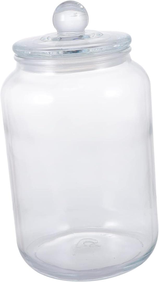 Garneck Irtight Glass Storage Container Food Storage Jar for Cereals Dried Fruit Bean Honey