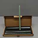 Viyffo 12 Inch Green Taper Candles Set of 4 Unscented Smokeless Long Tall Tapered Candles for Candlesticks Sticks Wedding Home Decor Dinner