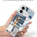 Blue Christian Aesthetic Phone Case Compatible with iPhone 17, Jesus Lamb God Phone Cover for iPhone 17