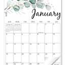 2026 Wall Calendar, 18 Months Calendar from January 2026 - June 2027, Aesthetic Greenery Large Hanging Calendar with Thick Paper, Perfect for Office Home Monthly Organizing & Planning, 10"×14.5"