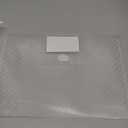 100 Pack, Plastic Envelopes – Transparent Waterproof Reusable File Folders for A4 Letter Sized Documents, Receipts, Photos & Office/School Use (100)