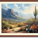 Art Shoppe Framed Print Wall Art, Vintage Wall Dcor for Living Room, Bedroom, Office, High-Resolution Image on Premium Art Paper, 3/4" Frame with Plexiglass Front, Ready to Hang, 17"x21"