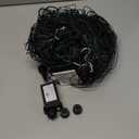 12ft x 5ft 360 LED Christmas Net Lights, 8 Modes Waterproof With Timer Low Voltage Connectable Mesh Lights for Trees, Bushes, Shurb, Garden, Outdoor Decoration(1 Pack, Green Wire, Blue)