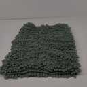 Yimobra Bath Rug Mat, 32 x 20, Soft Shaggy Non-Slip Chenille Bathroom Rugs, Large Size, Super Absorbent and Thick, Machine Washable Bathroom mat, Tub and Shower, Home Decor Accessories, Green