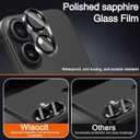 2 x Wiaocit 3 Pack Tempered Glass Camera Lens Protector for iPhone 17/ iPhone 16/ iPhone 16 Plus, 9H Hardness, Anti-Scratch, Case Friendly