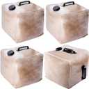 4 Pcs Pool Ladder Weights, 50 LB Universal Pool Steps Weight SandBag, Plastic Fillable Anchor Bag Container Pool Stair Weights for Above Ground Swimming Pool Entry System(Without Sand)