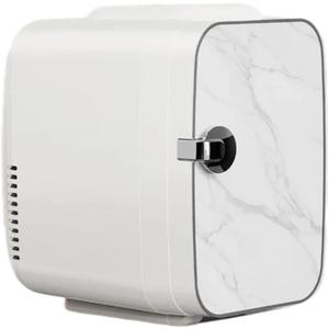 Mini Fridge, Portable RV Refrigerator, 4 Liter/6 Can Compact Personal Cooler For Travel And Outdoor Adventure, White