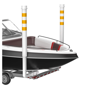 Josmimic Boat Trailer Guide Accessories: Adjustable Trailer Poles with Reflective PVC Covers, Heavy-Duty 201 Stainless Steel Frame, Easy Installation for Pontoon, Ski, and Fishing Boat Trailers Josmimic Boat Trailer Guide Accessories: Adjustable Trailer Poles with Reflective PVC Covers, Heavy-Duty 201 Stainless Steel Frame, Easy Installation for Pontoon, Ski, and Fishing Boat Trailers