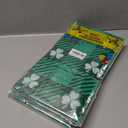 3 x 4 Pack St. Patricks Day Plastic Tablecloth 54 x 108 Inch Green Lucky Shamrock Disposable Table Cover for St. Patrick's Day, Irish and Spring Decorations