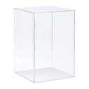 MECCANIXITY Clear Display Case, Acrylic Box Assemble Transparent Dustproof Box Showcase 7.9x7.9x11.8inch for Collectibles, Crafts