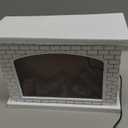 Electric Fireplace Lantern with Realistic LED Flame Effect, USB Battery Powered, Decorative Indoor and Outdoor Fireplace Light, Perfect for Christmas and Home Decor (No Heater Function)