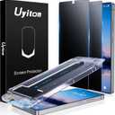 Uyiton for Samsung Galaxy S25 Ultra Matte Privacy Screen Protector - Anti-Fingerprint Anti-Spy Shatterproof Full Coverage Case Friendly 9H Tempered Glass Screen Cover, 2 Pack
