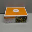 SOLPEX Hanging Solar Lights Outdoor, 8 Pack Decorative Cracked Glass Ball Light, Solar Powered Waterproof Globe Lighting, Hanging Globe Solar Lights for Garden, Yard, Patio, Lawn, Flower Bed (Warm White)