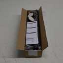 Shower Curtain Rod, 1" Diameter Heavy Duty Tension Shower Rod, Non Slip Adjustable 28-74 inch No Drilling Shower Curtain Rods Spring Tension For Bathroom, Shower Stall, No Rust, Black