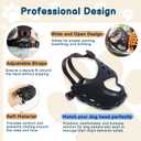 BARKLESS Dog Muzzle for Short Snout, Soft Frenchie Muzzle for Biting, Chewing, Licking for French Bulldogs Boston Terriers, Ideal for Flat-Faced Aggressive Dogs Grooming Walking, Allows Drinking