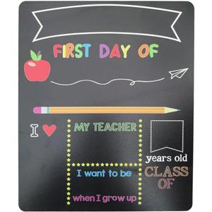 Cabilock Student DIY Blackboard Classroom Chalkboard Decoration Erasable School Sign Board Chalkboard Pendant Password Sign Blackboard for Kids Recording School Sign Easel Child Desktop