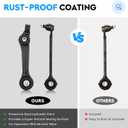 RWD Front Lower Control Arms for Chrysler 300 05-10, Dodge Challenger 08-10, Charger 06-10, Magnum 06-08, 4PCS Suspension Kit - Forward & Rearward K620258 K620257