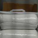 Shilucheng Goose Down Pillow Queen Size Set of 2 Pack,900+ Fill Power Luxury Hotel Quality Bed Feather Pillow for Side Back Stomach Sleepers, Soft 100% Cotton ShellWhite,20" x 30" FX