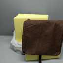 Chair Cushion with Ties for Kitchen Chair - Thick Memory Foam Indoor Seat pad,Dining Room Cushion with Machine Washable Cover [15 X 15 X 2 Inches] - (Dark Brown,4)