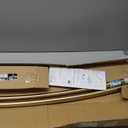 Zenna Home Rustproof Curved Shower Curtain Rod, No Drill Tension or Permanent Mount Adjustable Curved Shower Rod for Bathroom, Easy Install, Rounded for Extra Room, 50 to 72 Inches, Gold