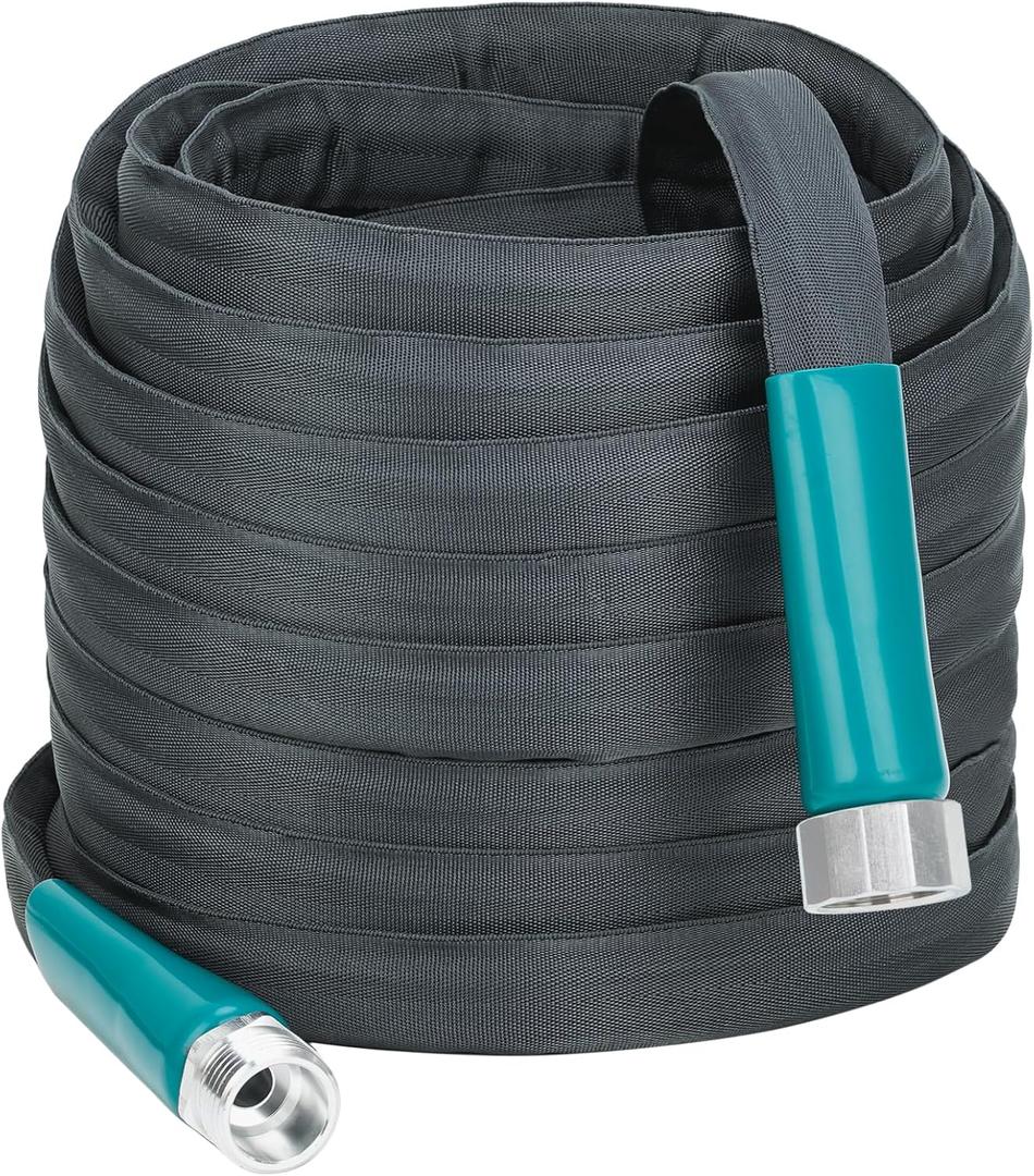 Lightweight Garden Hose 50 ft, Water Hose for Outdoor, Kink-Free, Ultra Flexible, Burst-Resistant, Heavy Duty for Lawn, Garden, 5/8 inch