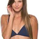 JOLYN Triangle Tie-Back Athletic Bikini Top for Competitive Swimming, Lifeguarding, Medium Coverage Women's Swimsuit Top L