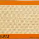Silpat Premium Non-Stick Silicone Baking Mat, Toaster Oven Size, 7-7/8 x 10-7/8, Tan