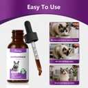 Cat Constipation Relief, Liquid Drops Laxative for Felines,100% Pure Natural Gentle Herbal Supplement, Pets Stool Softener, Promote Digestive Health, Probiotic Gut & Immune Support