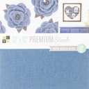 Denim Paper Stack, 12x12 inches - Jean Fabric Cardstock Paper for Crafts, Scrapbooks, and DIY Decor - 12 Single Sided Sheets