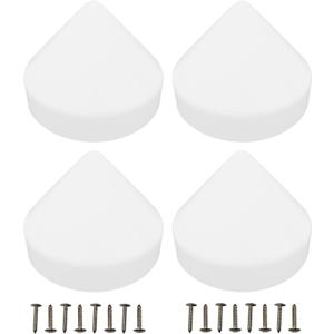 JSP Manufacturing 4 Pack Cone Marine Dock Piling Caps Now with More UV Protection 10+ Years Made in The USA, Dock Pylon Cover Caps for Marine Boat Docks, Floating Docks, Piers
