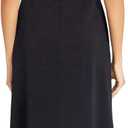 Women's Sleeveless Midi Fit and Flare Dress with Pockets | Versatile Womens Dresses (Black) 2