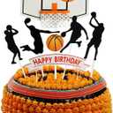 Set of 7 Basketball Letters DIY Happy Birthday For Boy Cake Topper Sport Cake Party Decorations Sports Party Supplies