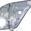 TRQ Rear Left Power Window Regulator Drivers Side Compatible with 2006-2010 Hyundai Sonata