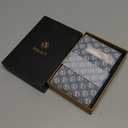 VULKIT Minimalist Wallet for Men - Pop Up Card Holder with RFID Blocking Slim Leather & Aluminum Front Pocket Wallet for Cash, Coins Navy