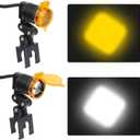 Dental Loupes with Light 2.5X 3.5X Surgical Binocular Magnifier & Dental Headlight with Filter (3.5X-420)