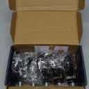 Lifelong Original Office Chair Wheels (As Seen On CNN) Replacement Rubber Chair Casters for Hardwood Floors and Carpet, Set of 5, Heavy Duty Casters for Chairs to Replace Office Chair Mats - Fits 98%