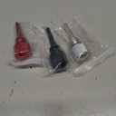 Set of 3 Replacement for 55201 Magnetic Oil Dipstick for Inverter Generator with O Ring,Compatible with Predator/Wen/YamahaRedBlackSilver (3, Silver & Red & Black, M18)