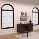 Arch Window Shades Half Circle Light Filtering Cellular Shades Cordless No Drill Blinds for Windows Half Moon Honeycomb Fabric No Tools Shades Easy Install (1PCS White 72" W X 36" H)