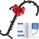 Deep Tissue Back & Neck Massager - Back Massager Stick for Pain Relief, Muscle Knot Remover, Trigger Point Massage Tool for Full Body, Shoulders, Legs - Pressure Point Massage Tool (Black)