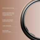 Oura Ring 5 Smart Wearable - Deep Rose - Size 7 - Fitness & Sleep Tracker