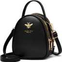 Small Crossbody Bags Shoulder Bag for Women Stylish Ladies Messenger Bags Purse and Handbags Wallet (0-black)