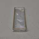 Feyarl Gold Clear Glass Vanity Tray Jewelry Trinket Rings Earrings Organizer Perfume Collection Display Decorative Tray Anti-Mirror Surface for Dressr Room Drawer Office Tabletop (9.84 x 3.93inch)