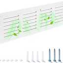 Return Air Grille Cover 32“ x 8.5”, Fits 28 x 5.5 Duct Opening, Durable PVC