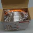 Anas Metal Food Storage Containers with Lids - Stainless Steel, Compact Stackable, Leak Proof, Dishwasher Safe and Microwavable for Lunch, Work, School Travel, Bento Box (4)