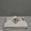 Corner Bread Box for Kitchen Countertop - New 2026 Airtight Design - Extra Large, Double Layer White Breadbox, Vintage Storage for Homemade Bread, Under Cabinet Organizer