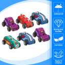 12 Pieces Wood DIY Car Toys Paintable Race Cars Unfinished Wooden Toy Painting Crafts Kit for Student Easy Woodworking Set Kid Family Activities Arts and Crafts Kit, Small